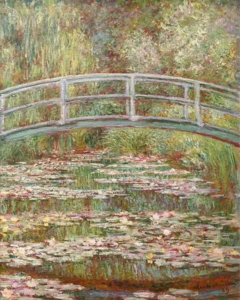 Claude Monet Bridge over a Pond of Water Lilies